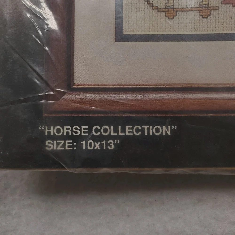 Bucilla HORSE COLLECTION Counted Cross‎ Stitch Kit Carousel Hobby NEW 40091
